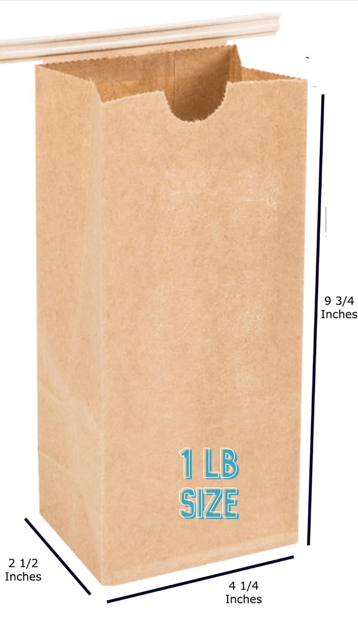 Kraft Coffee Bags (no vents)